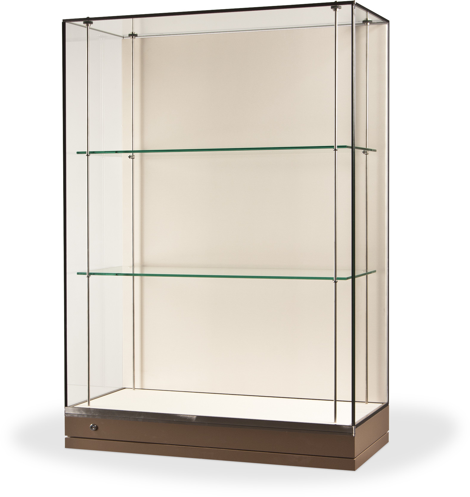 Gaylord Archival® Curator Gallery Museum Case with Glass Top