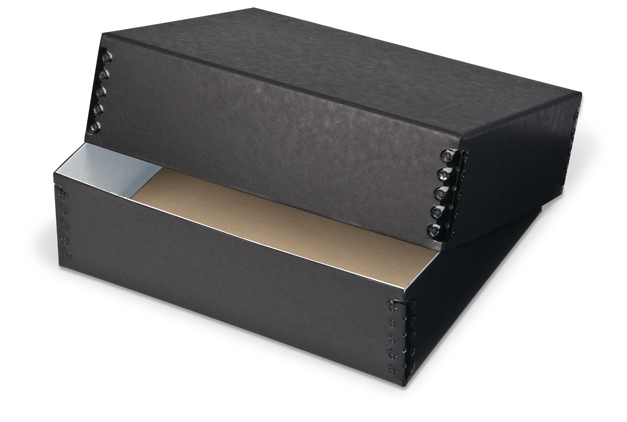 Gaylord Archival® Black Barrier Board Deep Lid Print Box Storage