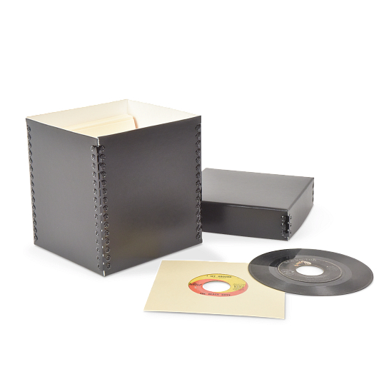 Gaylord Archival&#174; Black 45 rpm Record Box