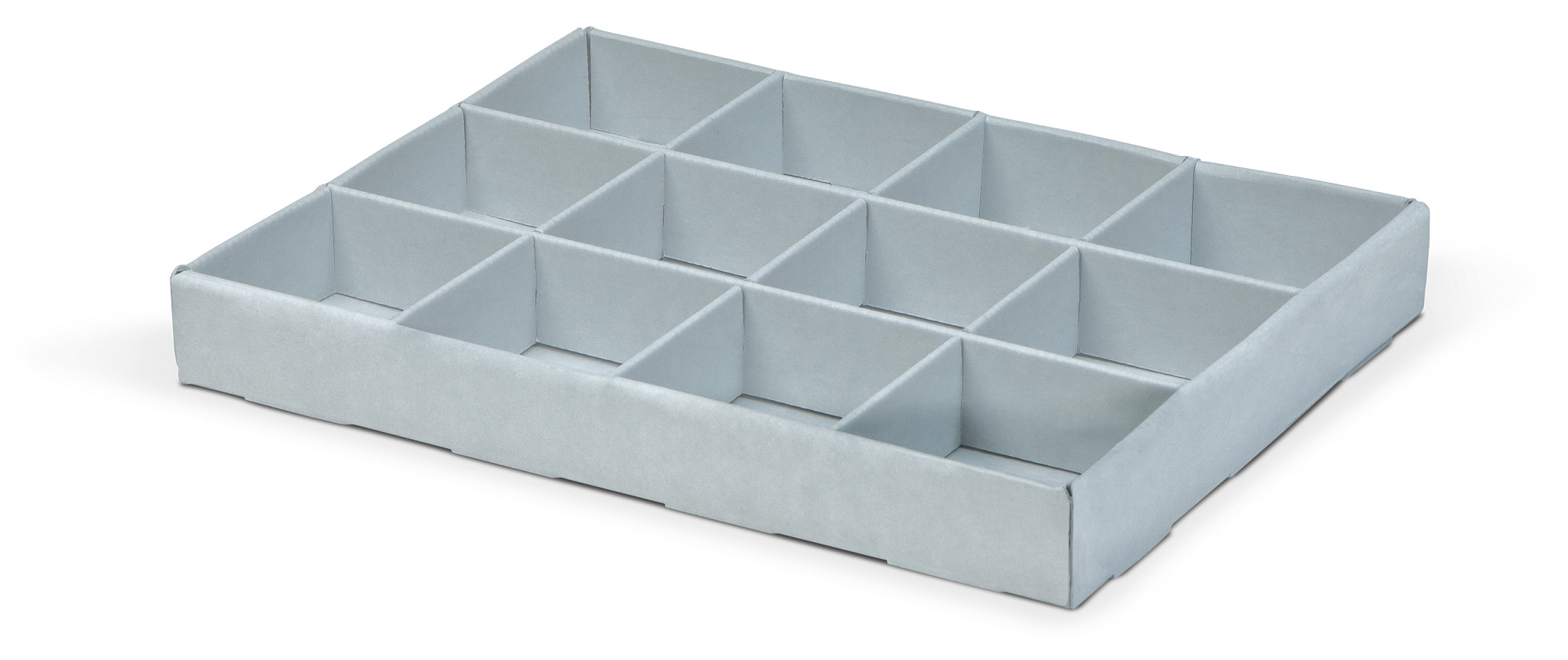 Gaylord Archival® E-flute 12-Capacity Multi-Divider Tray