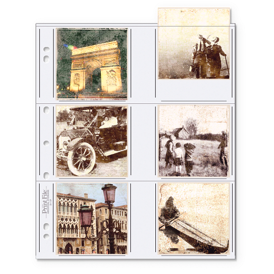 Print File&#174; Square Format Polypropylene Album Pages (25-Pack)