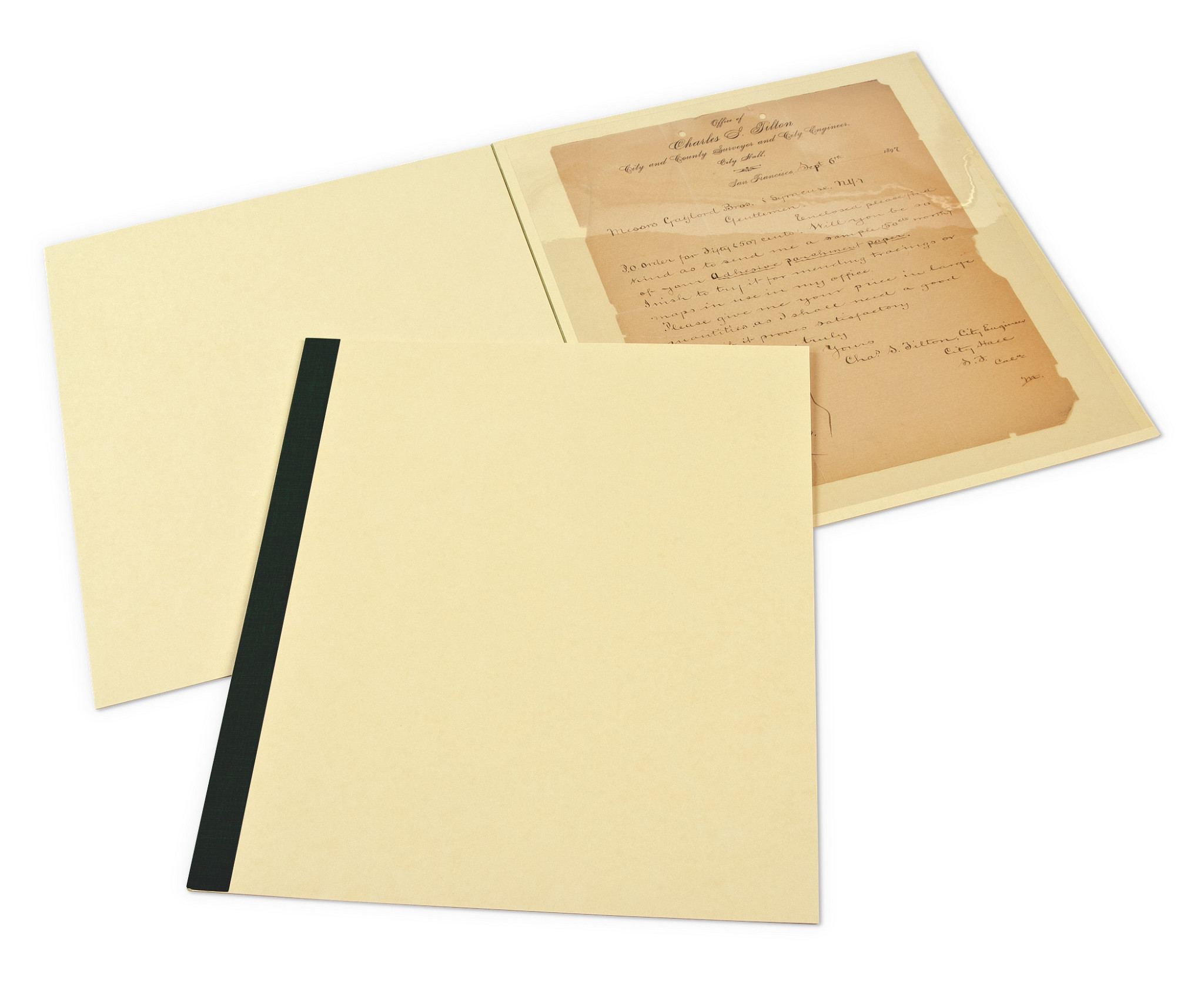 Gaylord Archival® Map & Print Viewing Folders with Cover Sheets (5-Pack)