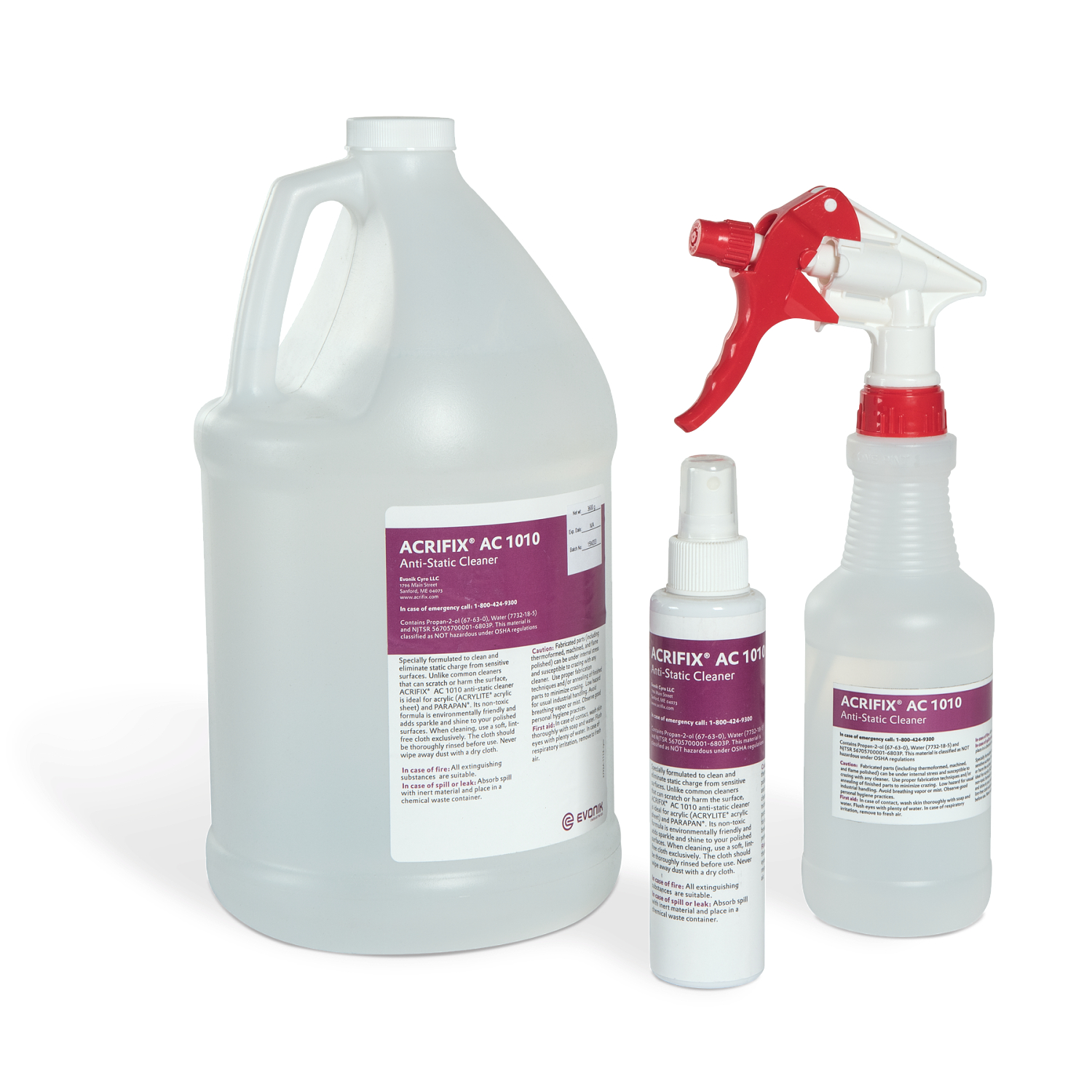 Acrifix® Antistatic Acrylic Cleaner, Cleaners, Cleaning Supplies &  Equipment, Exhibit & Display