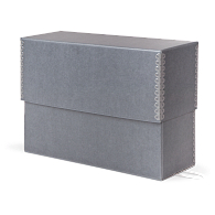 Gaylord Archival&#174; Blue/Grey Barrier Board Separate Lid Legal-Size Document Case