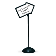 Safco&#174; Write Way&#174; Indoor Double-Sided Directional Arrow Message Board Stand