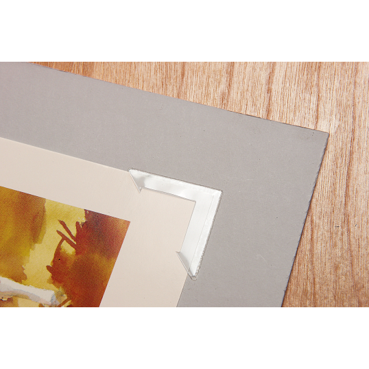 Gaylord Archival&#174; Maxiview 1 1/4" Clear Self-Adhesive Polypropylene Photo Corners (250-Pack)