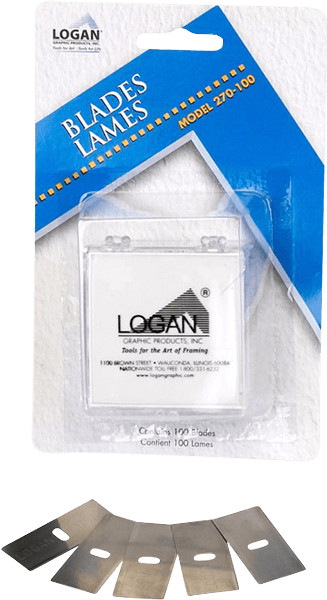 Replacement Blades for Logan Simplex Elite Mat Cutter (100-Pack)