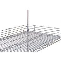 Stackable Side Ledge for Metro Wire Shelving Units