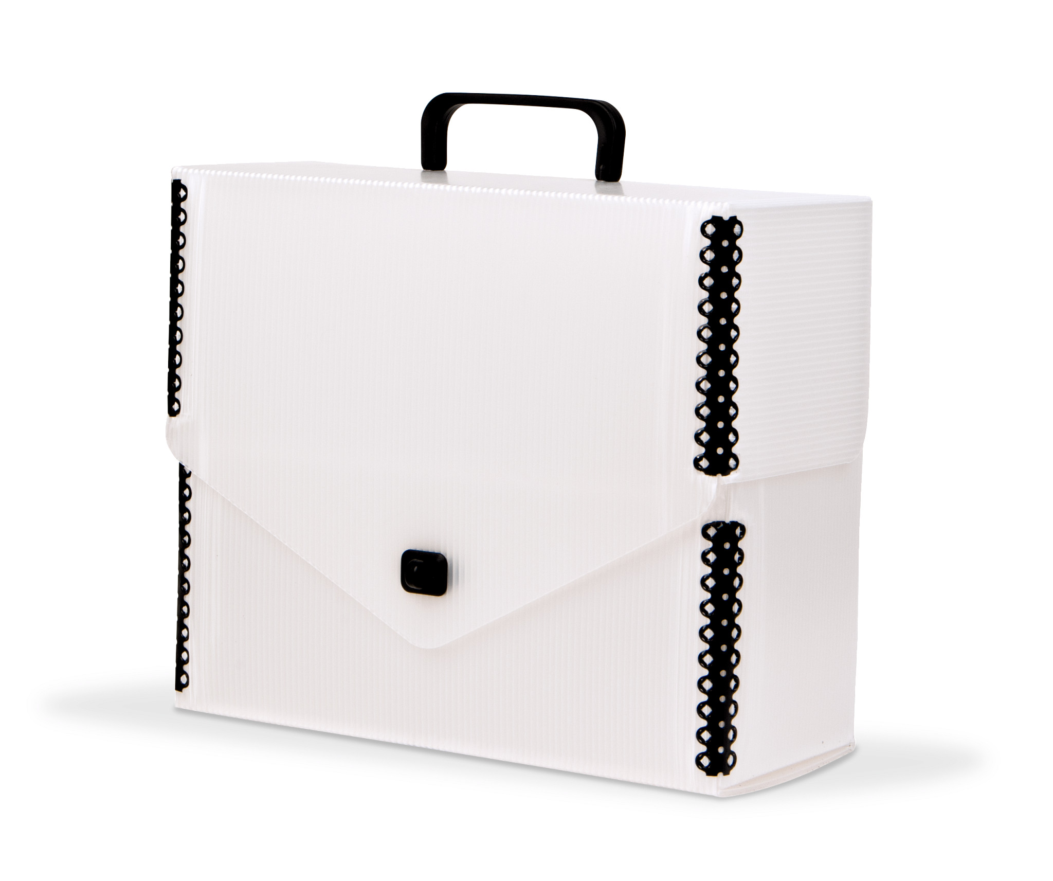 Gaylord Archival® Corrugated Polypropylene Drop-Front Flip-Top Document Travel Case