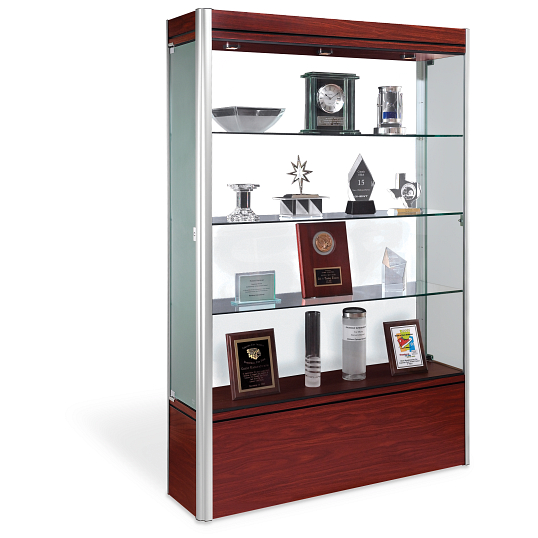 Waddell Contempo Exhibit Case with White Back