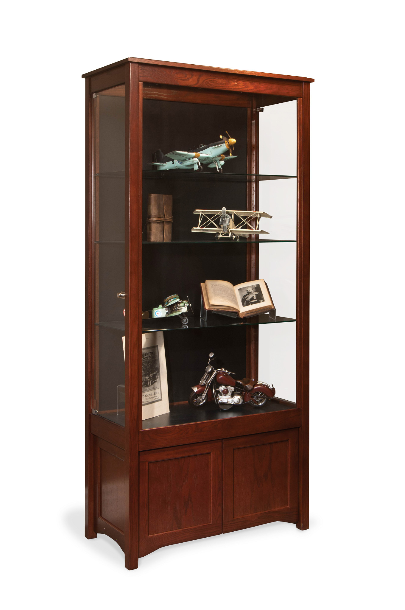 Gaylord Archival® Eastwood Panel Back Cabinet Base Floor-Standing Wall Exhibit Case