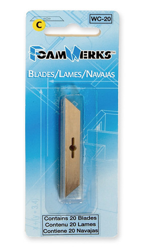 Logan Replacement Blades for FoamWerks Foam Board Cutter (20-Pack)