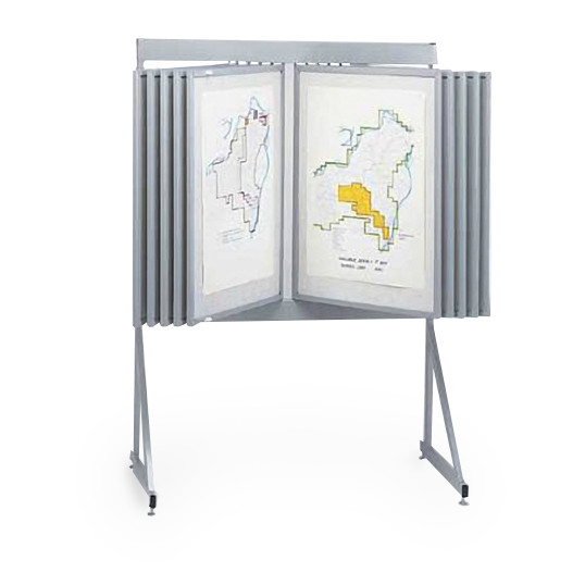 Multiplex System 8000 10-Panel White Mat Board Displayer