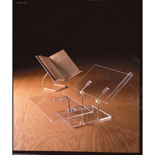 Benchmark Plexiglass & Brass Horizontal Butterfly Book Mount
