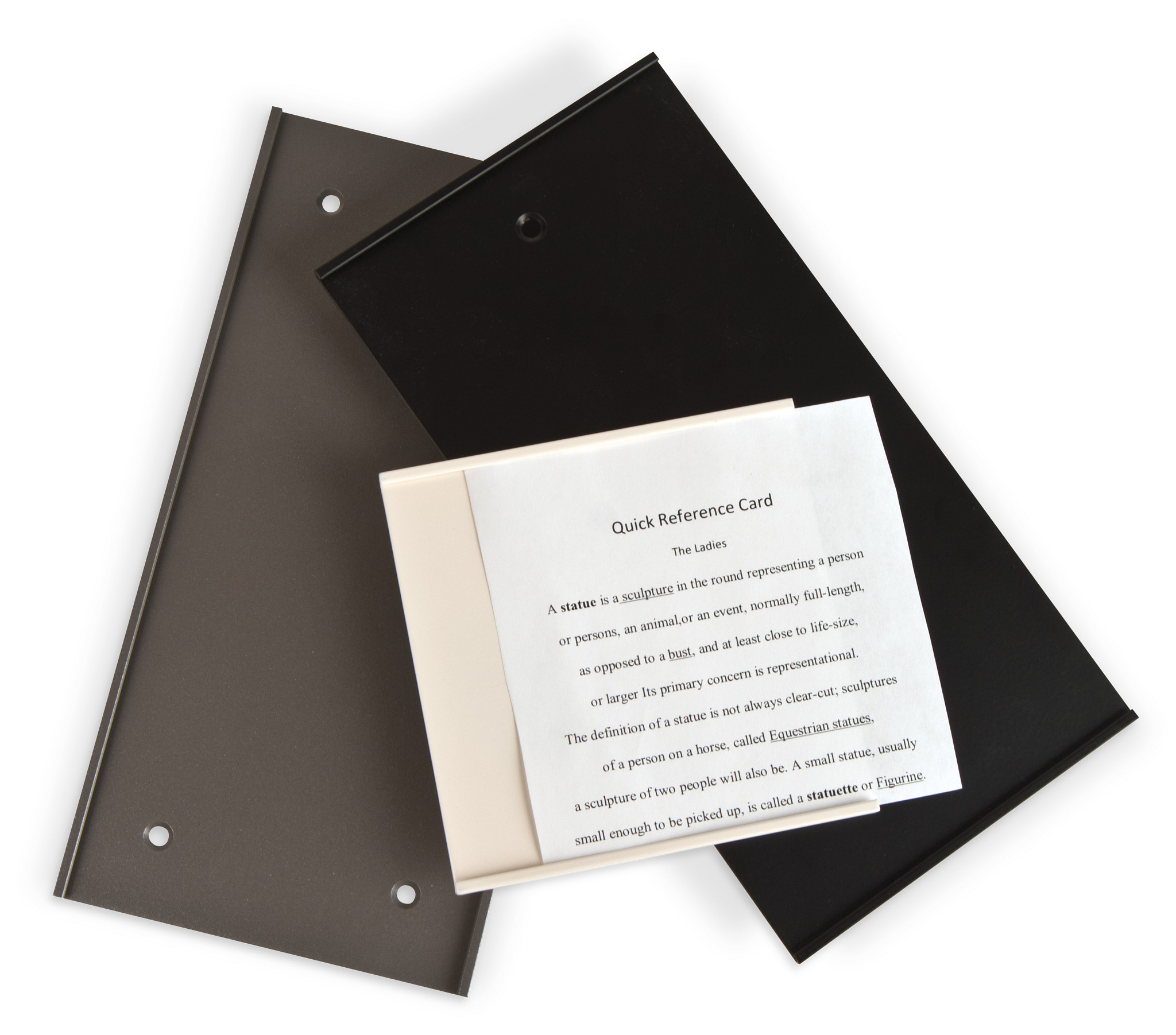 Aluminum Wall-Mount Slip-In Label Holder