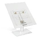 Xibitmount Acrylic Stand (sold separately) shown with Document Mount