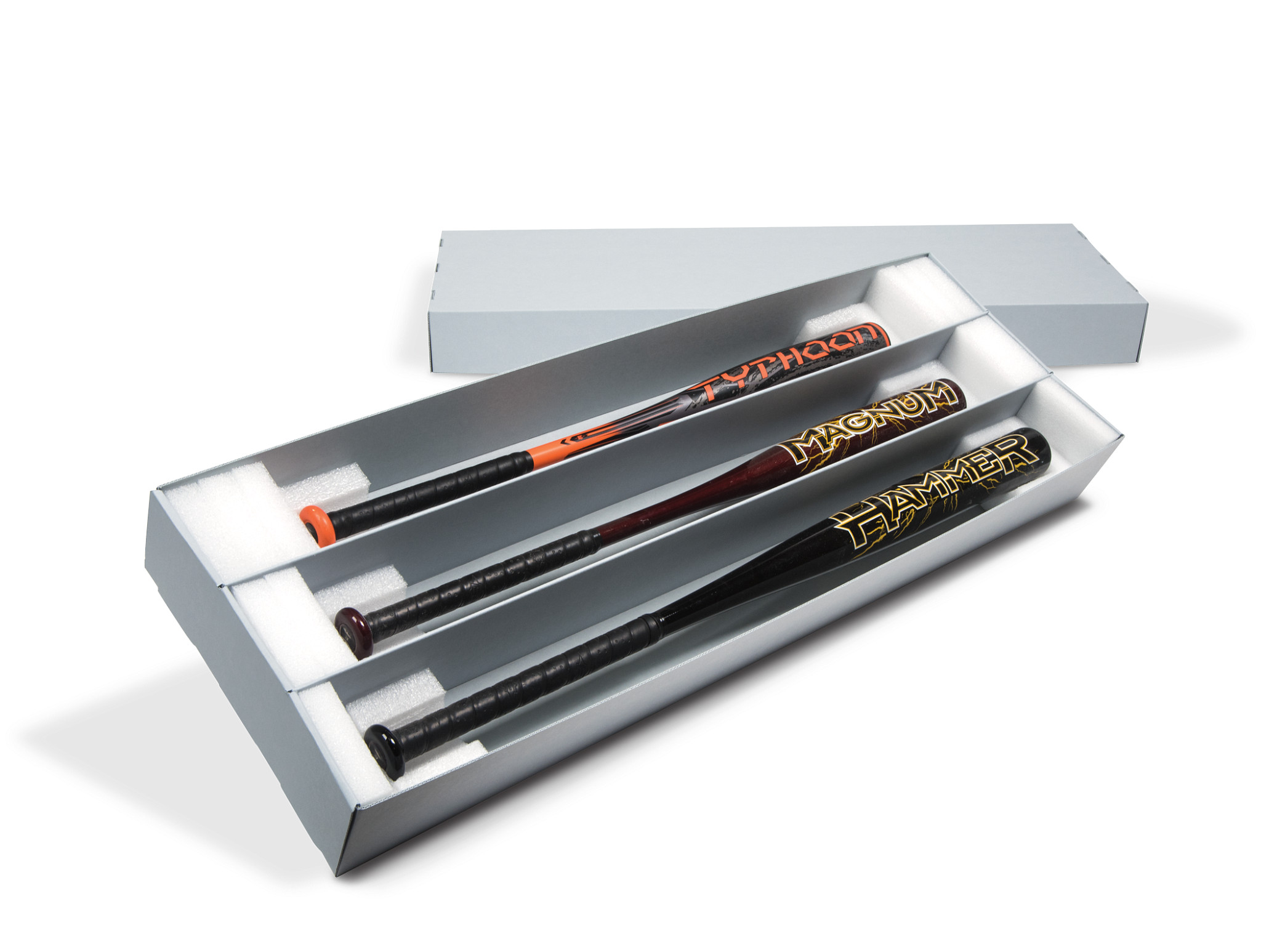Gaylord Archival® E-flute Board Lid 3-Baseball Bat Box