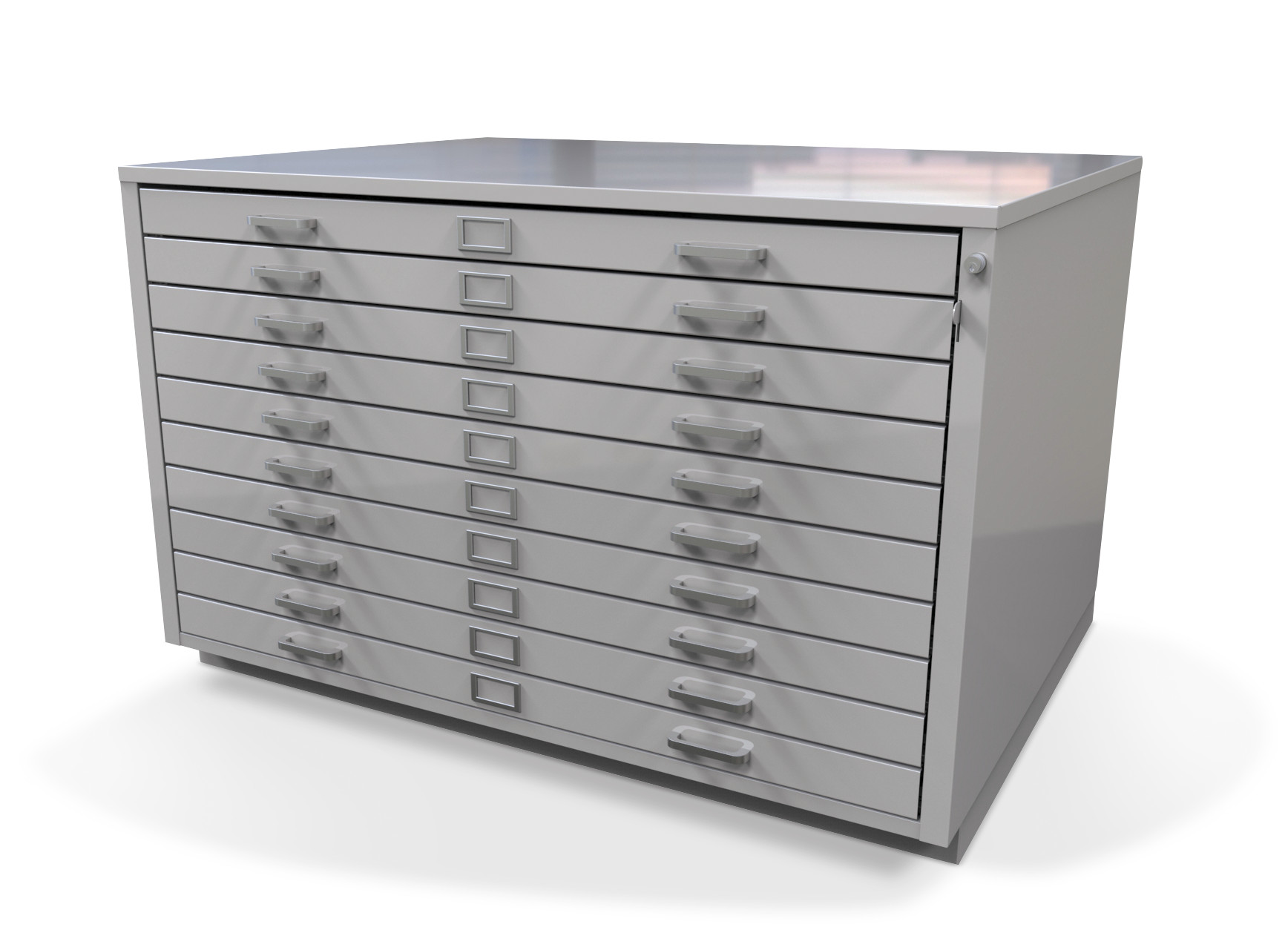 Gaylord Archival® Extra-Large 10-Drawer Locking Horizontal Flat File