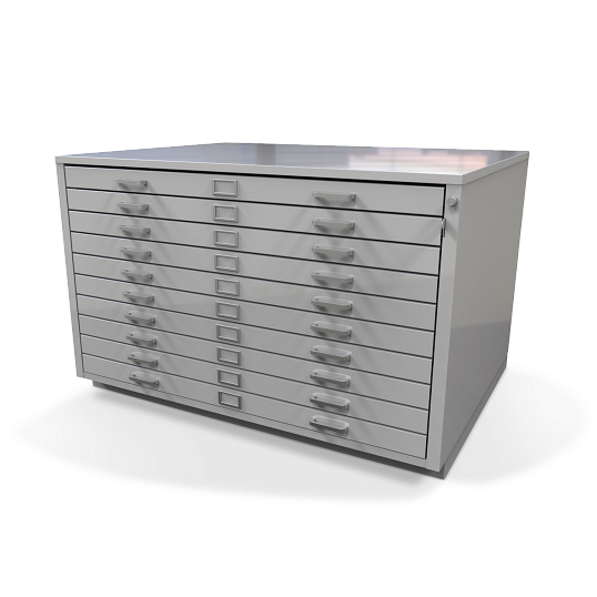 Gaylord Archival&#174; Extra-Large 10-Drawer Horizontal Flat File