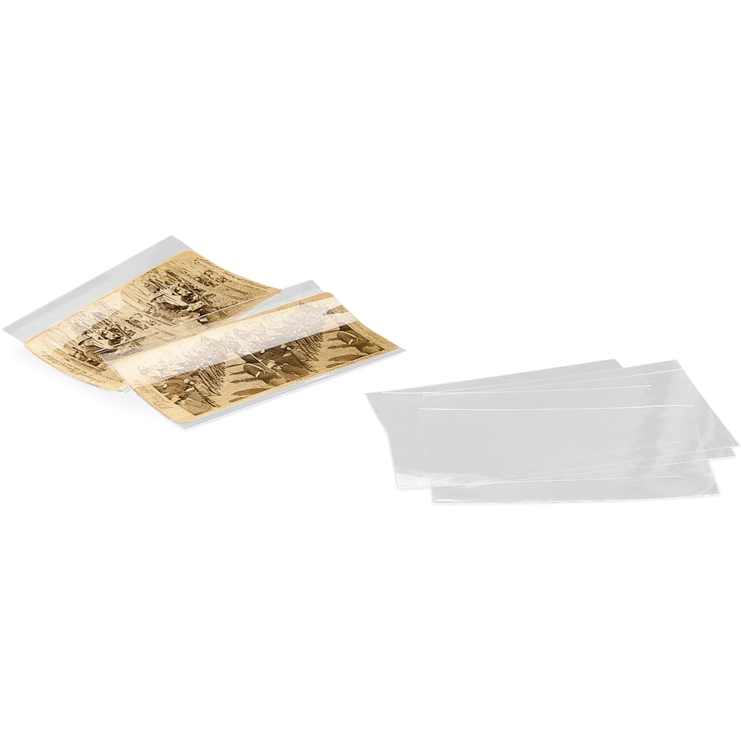 Gaylord Archival® 2 mil Archival Polyester Stereoscopic Card