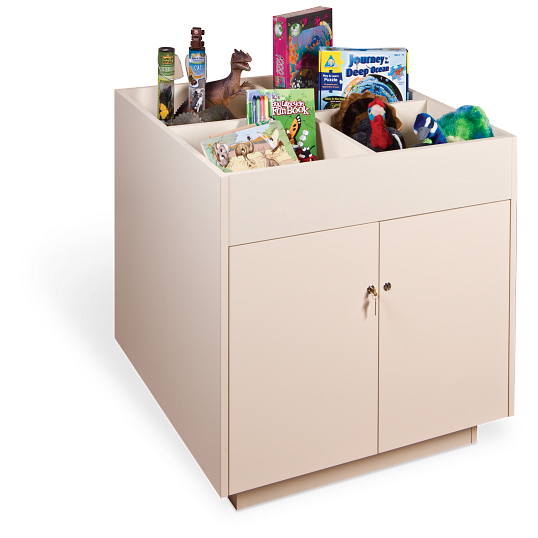 Gaylord Archival&#174; Salina&#153; Mobile Bin-Top Retail Display Cabinet