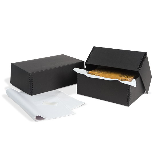 Archival photograph filing box with acid free envelopes - Preservation  Equipment Ltd