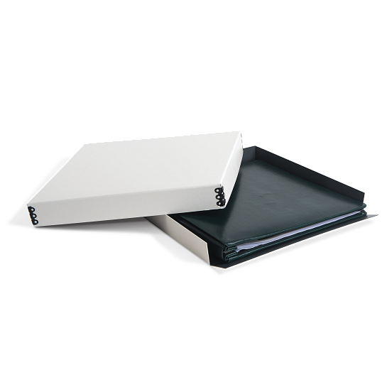 Gaylord Archival&#174; White Barrier Board Drop-Front Box for 12 x 12" Scrapbooks