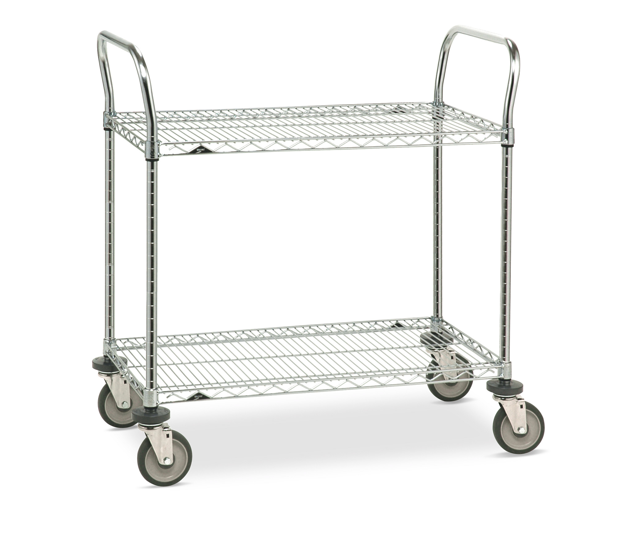 Metro Heavy-Duty 2-Tier Wire Utility Cart