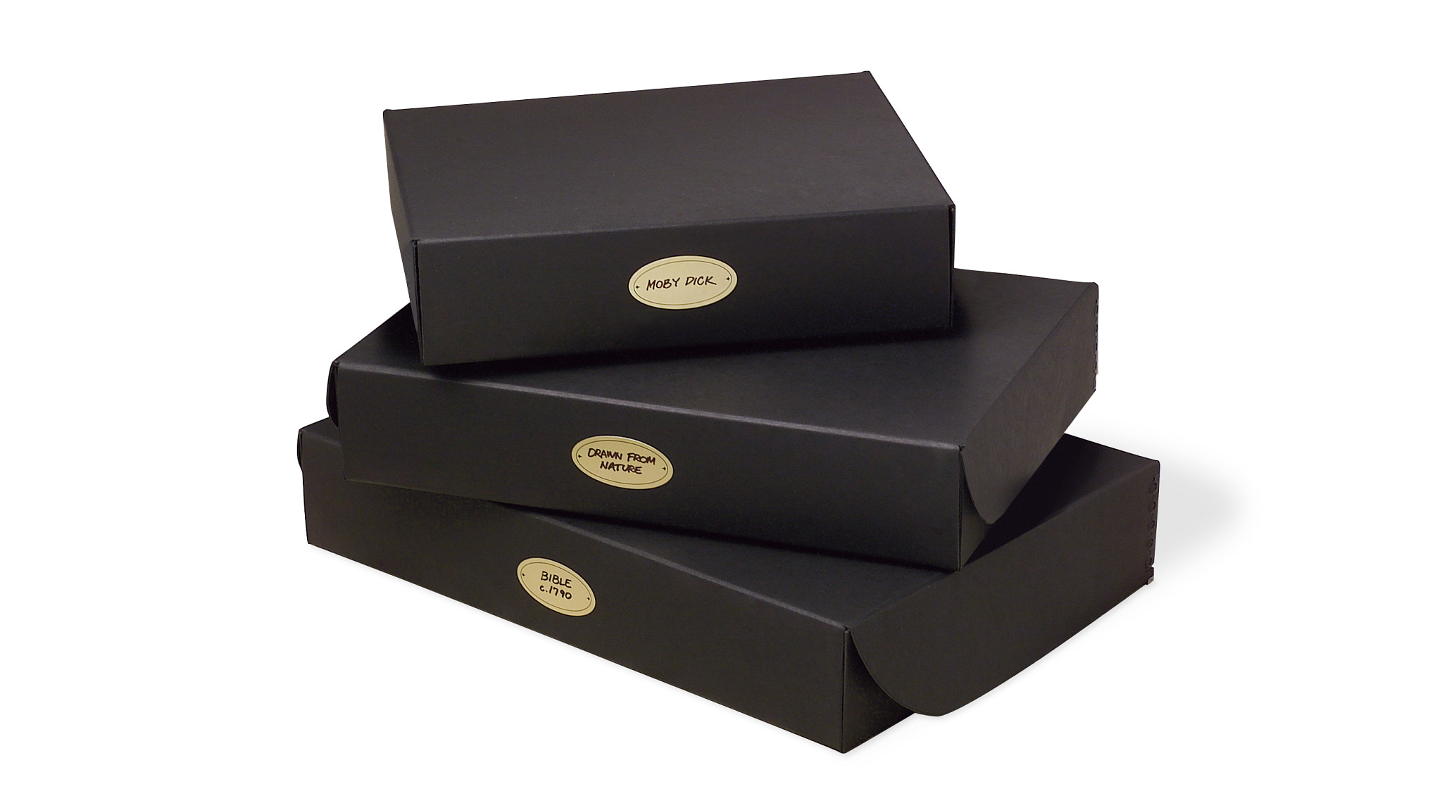Gaylord Archival® Black Clamshell Rare Book Box