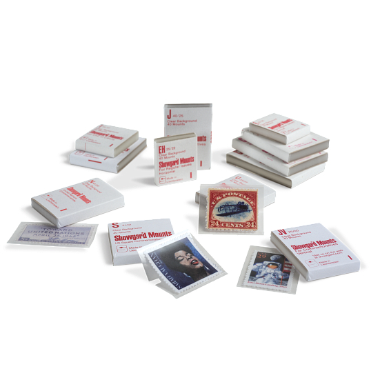 Showgard&#174; Clear Single Stamp Mounts (40-Pack)