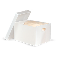 Print File GSB-LET/LEG Record Storage Box (Light Gray)