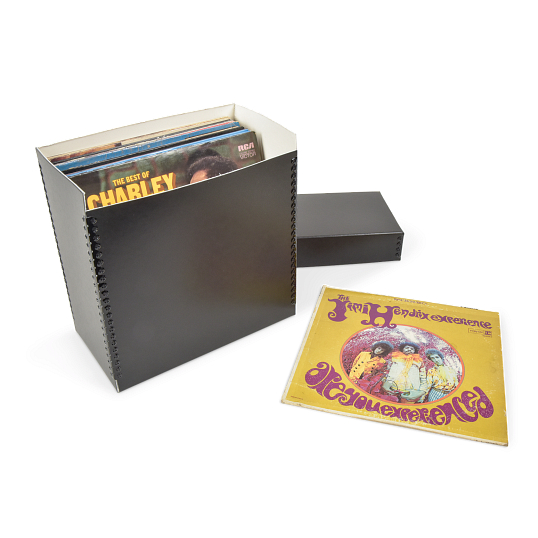 Gaylord Archival&#174; Black 12" LP Record & Laser Disc Box