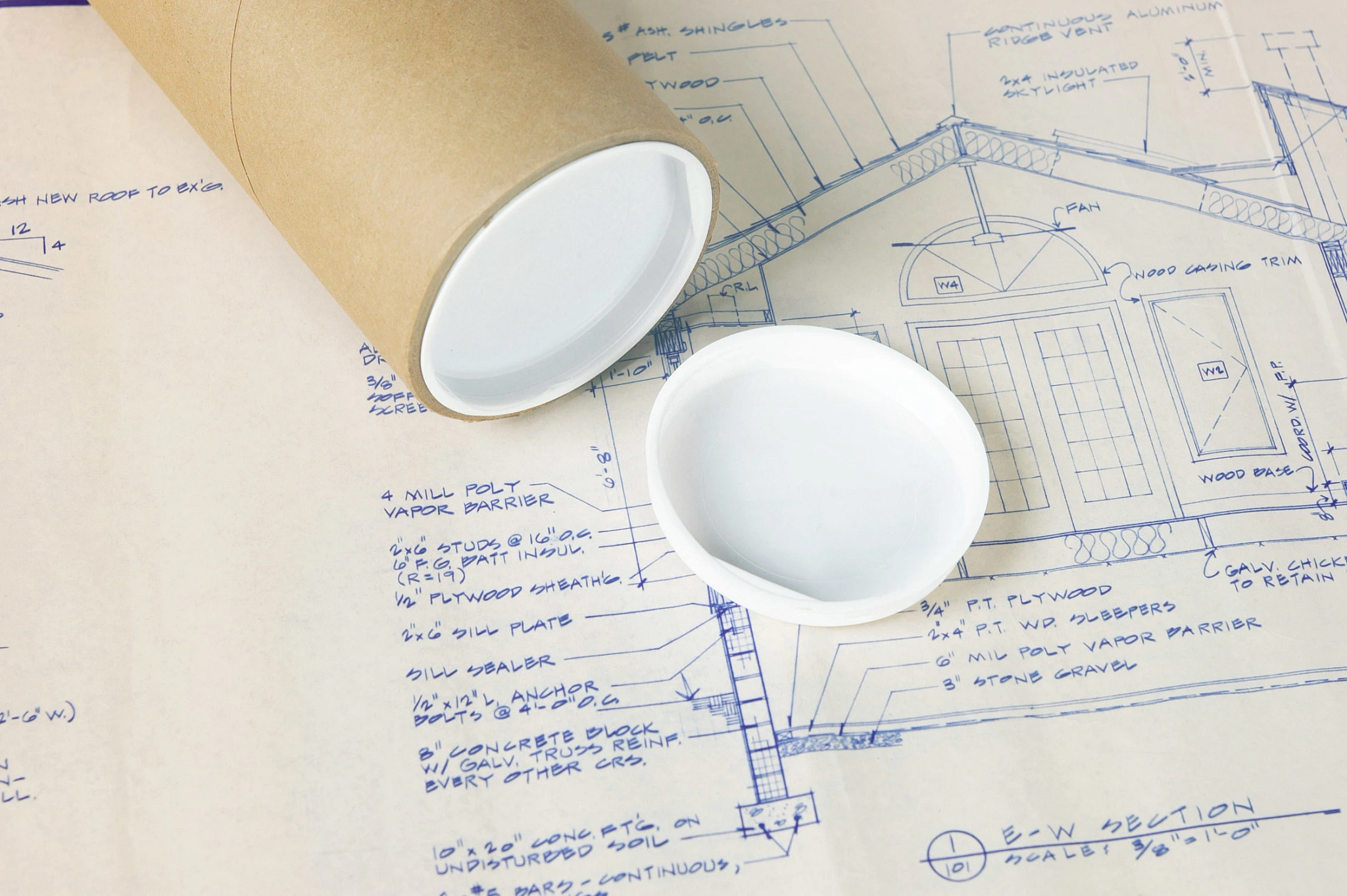 Gaylord Archival® 6" Roll Storage Tube Plugs (2-Pack)