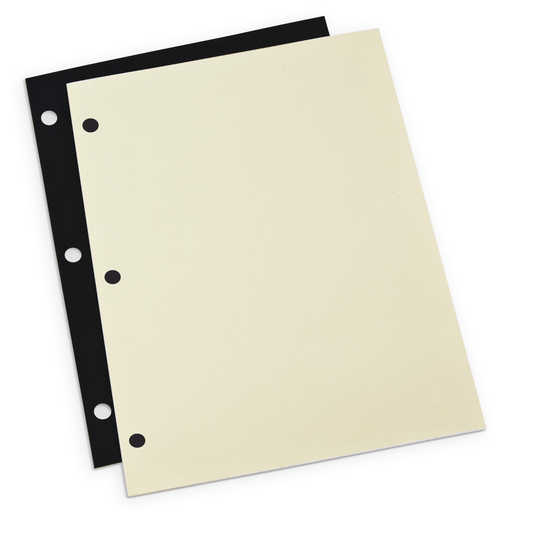 Gaylord Archival® 9 1/2 x 11" 3-Hole Punched Mounting Pages (50-Pack)