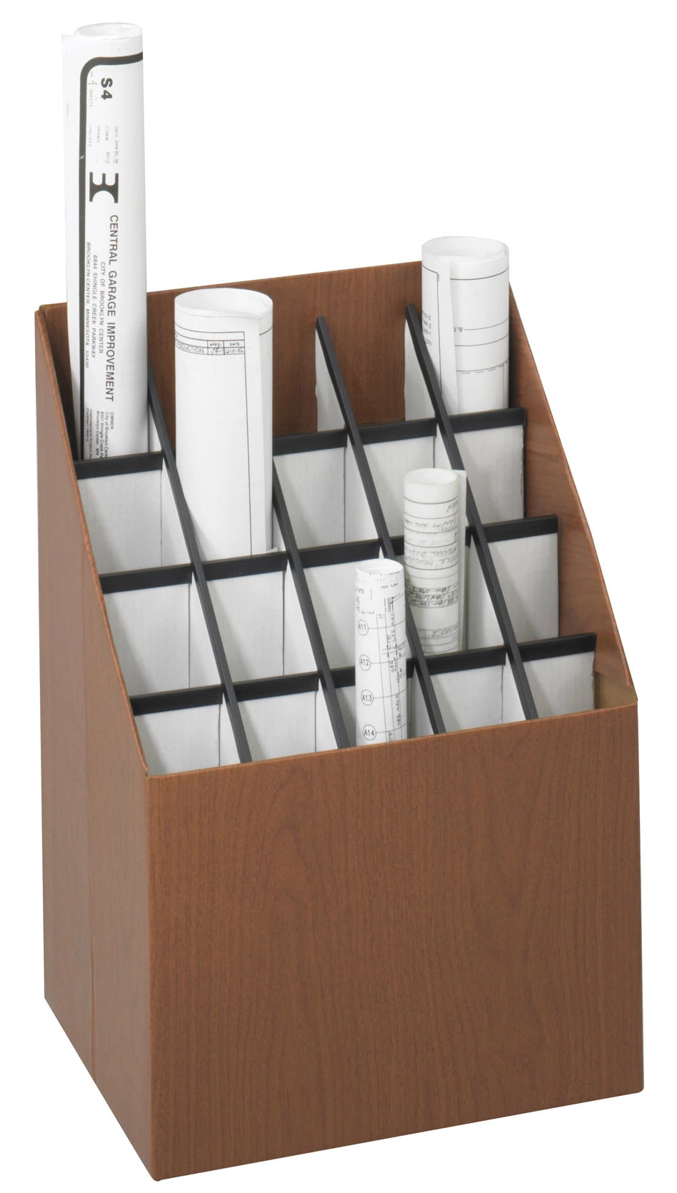 Safco® 20-Compartment Roll Storage