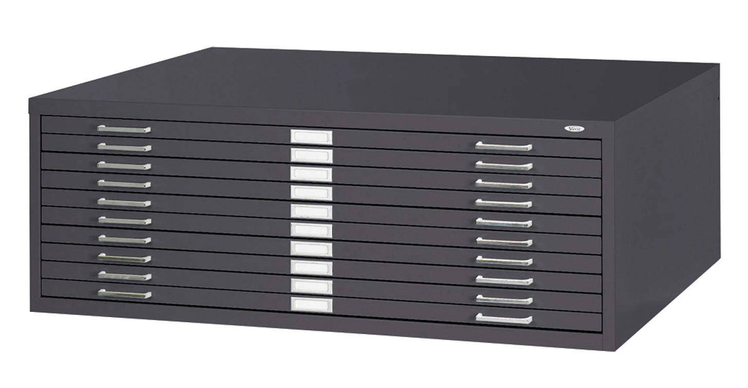 Safco® Horizontal 10-Drawer Flat File for 30 x 42" Sheets