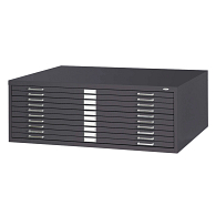 Safco&#174; Horizontal 10-Drawer Flat File for 30 x 42" Sheets