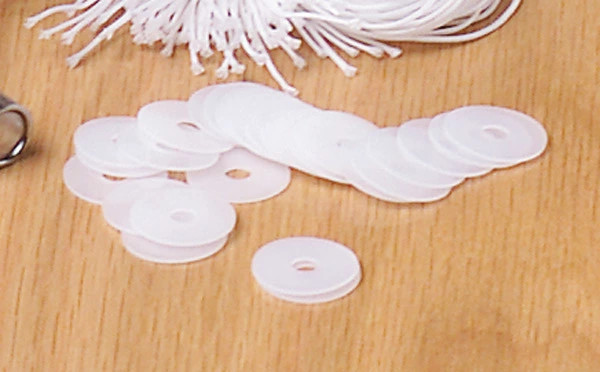 Scovill Fasteners Flat Bottom Washers for Rivet Fastening Machines (100-Pack)