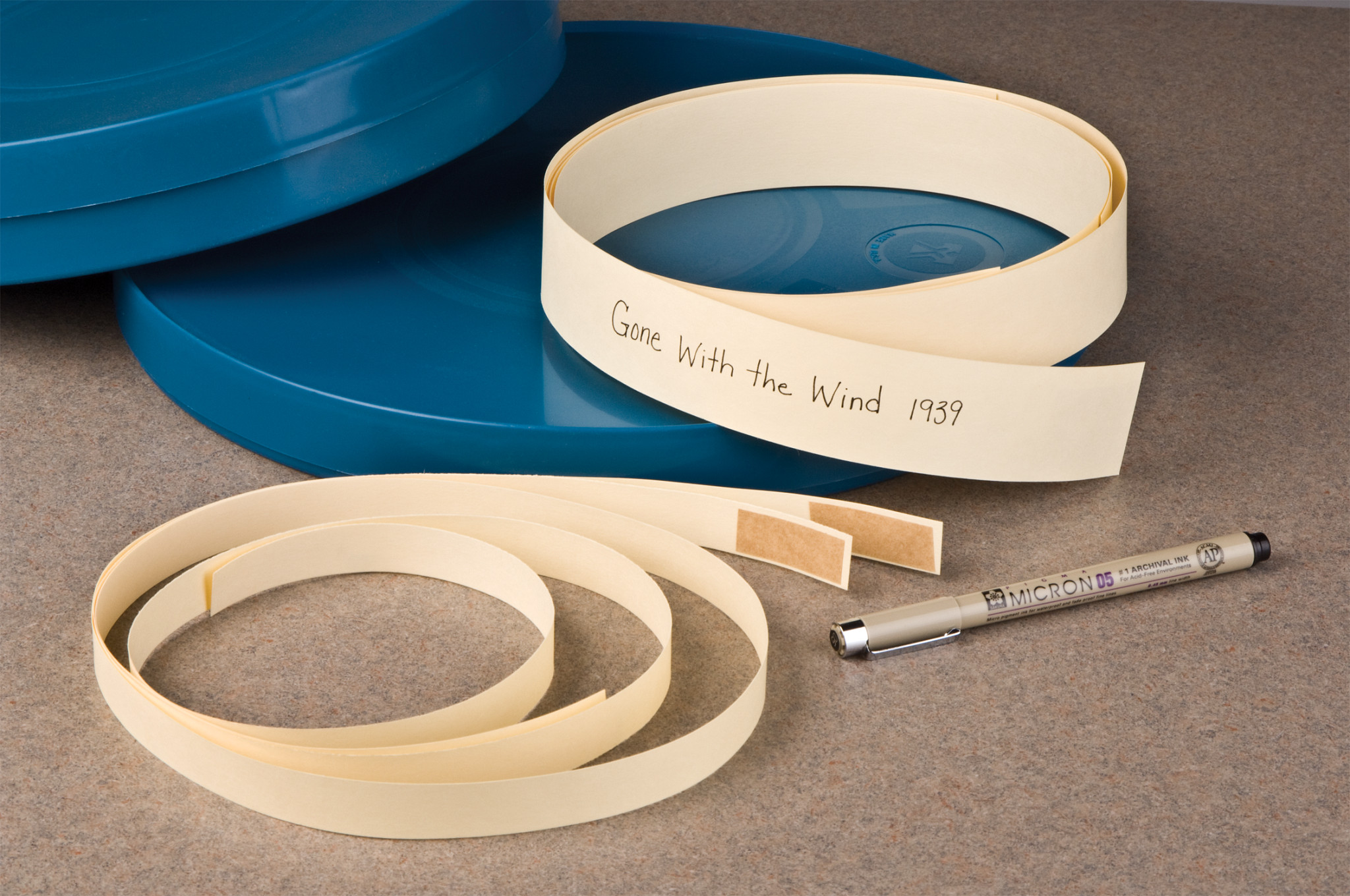 10 pt. Folder Stock Film Reel ID Tags (10-Pack)