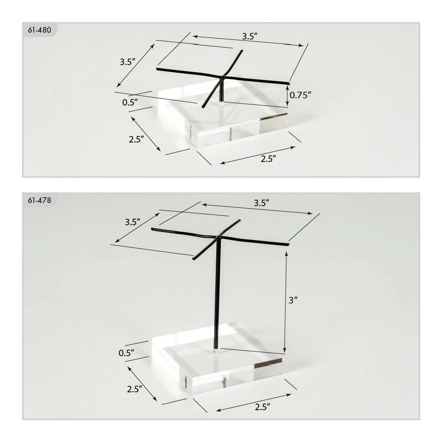 Clear Metal Spider Mount Armature Holder | Stands & Easels | Display ...