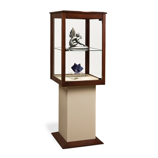 Gaylord Archival&#174; Joele&#153; Wood & Glass Exhibit Case with LED Lighting