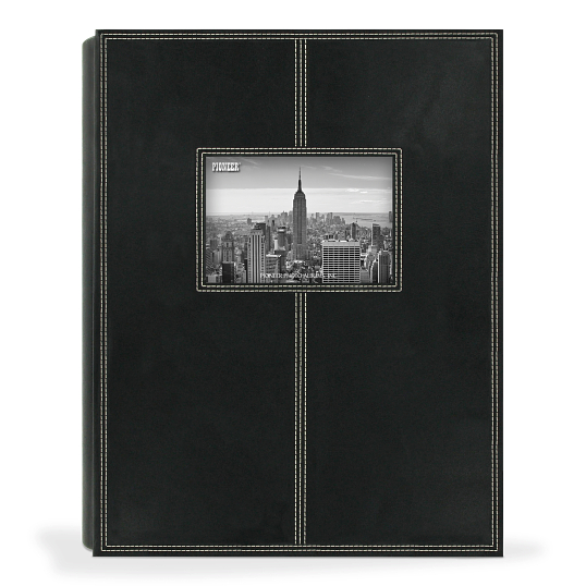 Pioneer&#174; Leatherette Photo Album with Contrast Stitching