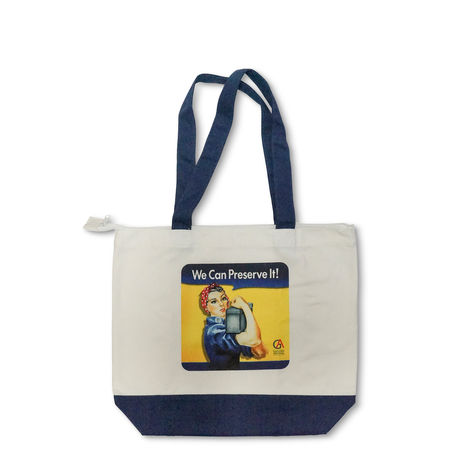 Gaylord Archival® Rosie the Archivist Zippered Tote Bag | New Gaylord Archival® Rosie the Archivist Zippered Tote Bag | New
