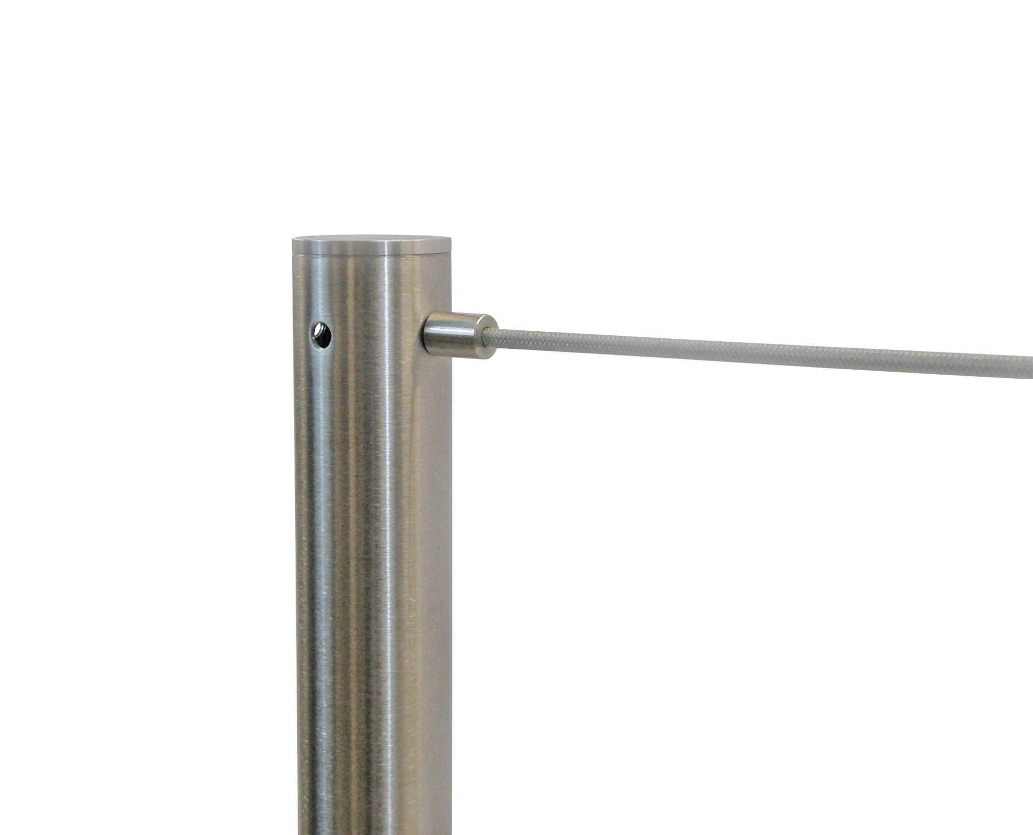 Receiver Post for Q-Cord Dual Retractable Cord Museum Barriers