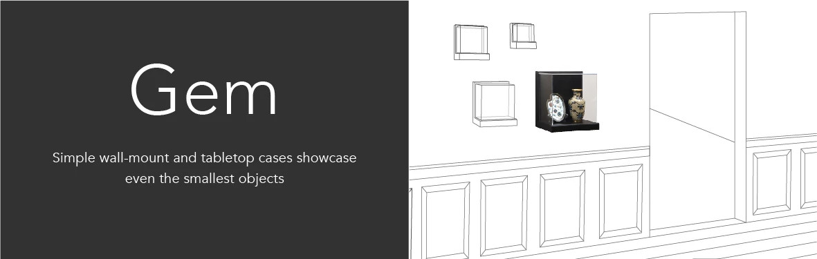 Gaylord Archival® Gem Exhibit Case Collection