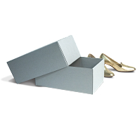 Gaylord Archival&#174; Blue E-flute Shoes Box