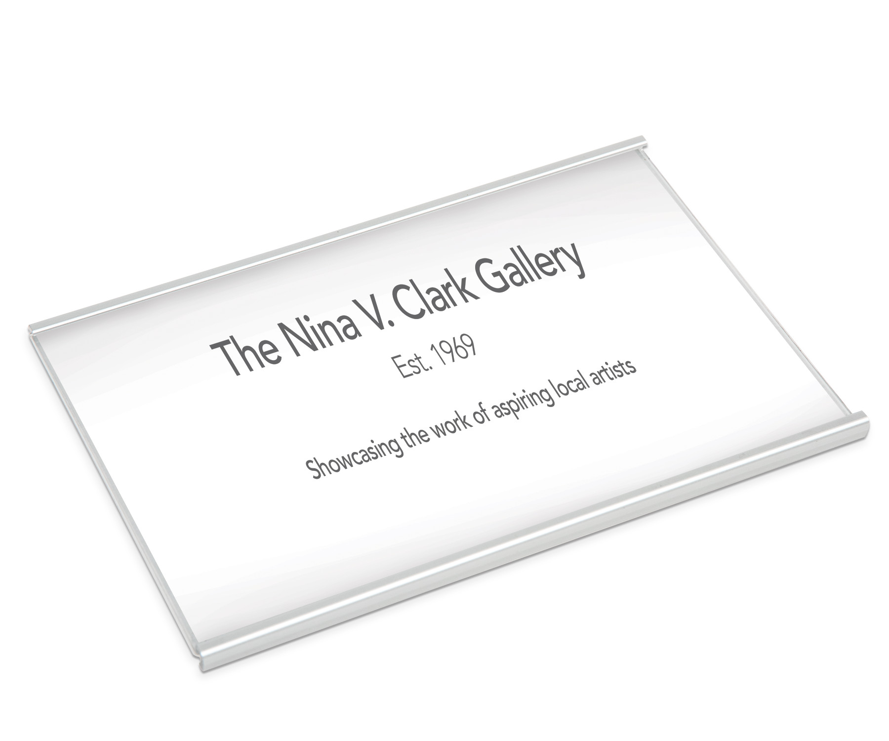 Wall-Mount Label Holder