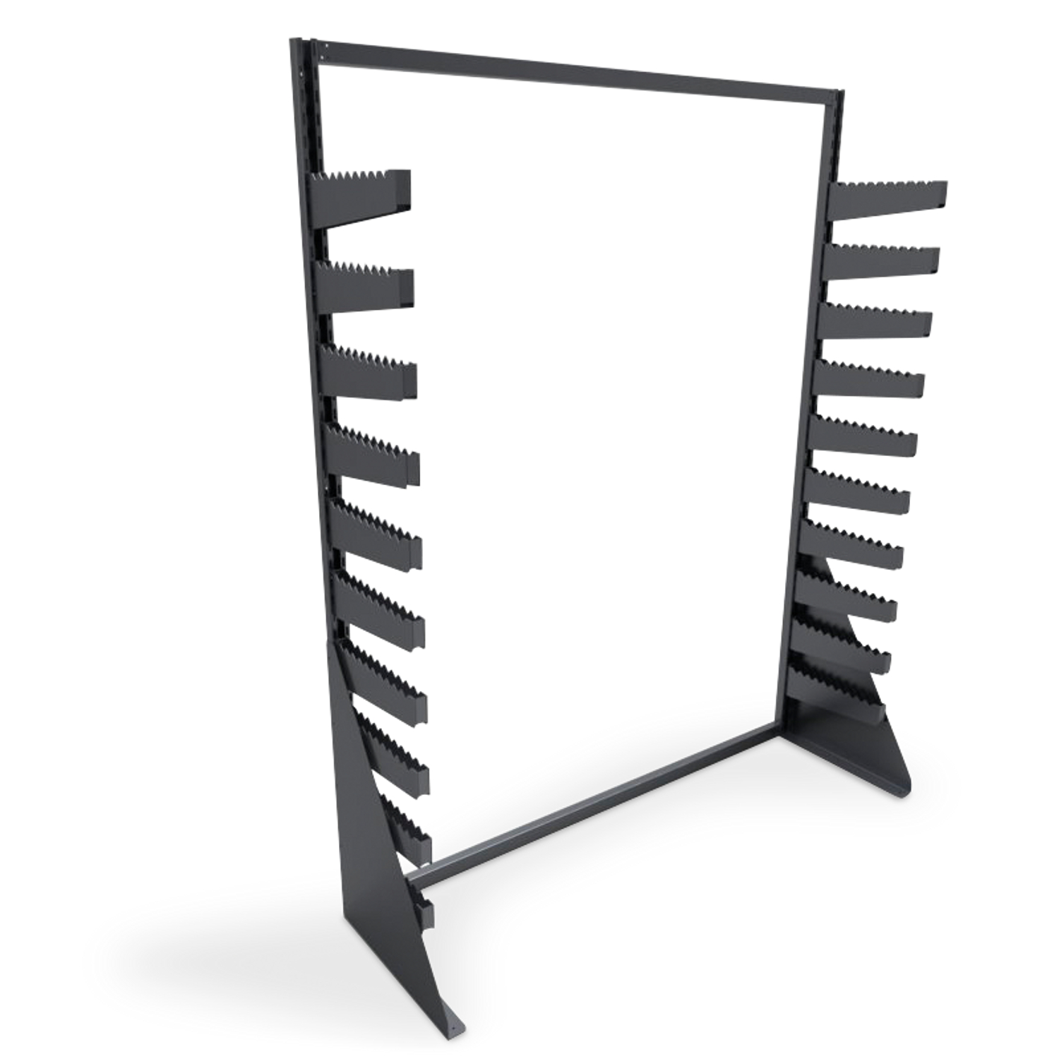 Silk Roll Display Rack Single-Sided Freestanding Textile Roll Storage Rack | Shelving & Racks ...