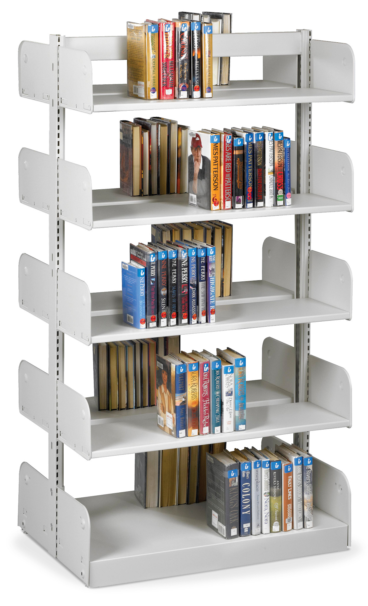 Estey 66"H Double-Faced Cantilever Steel Shelving
