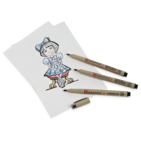Sakura&#174; Pigma&#174; Graphic Pens (3-Pack)
